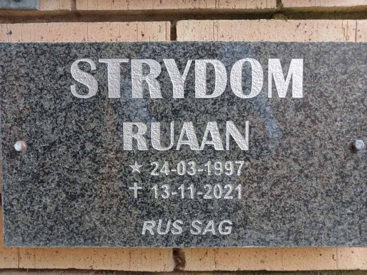STRYDOM Ruaan 1997-2021