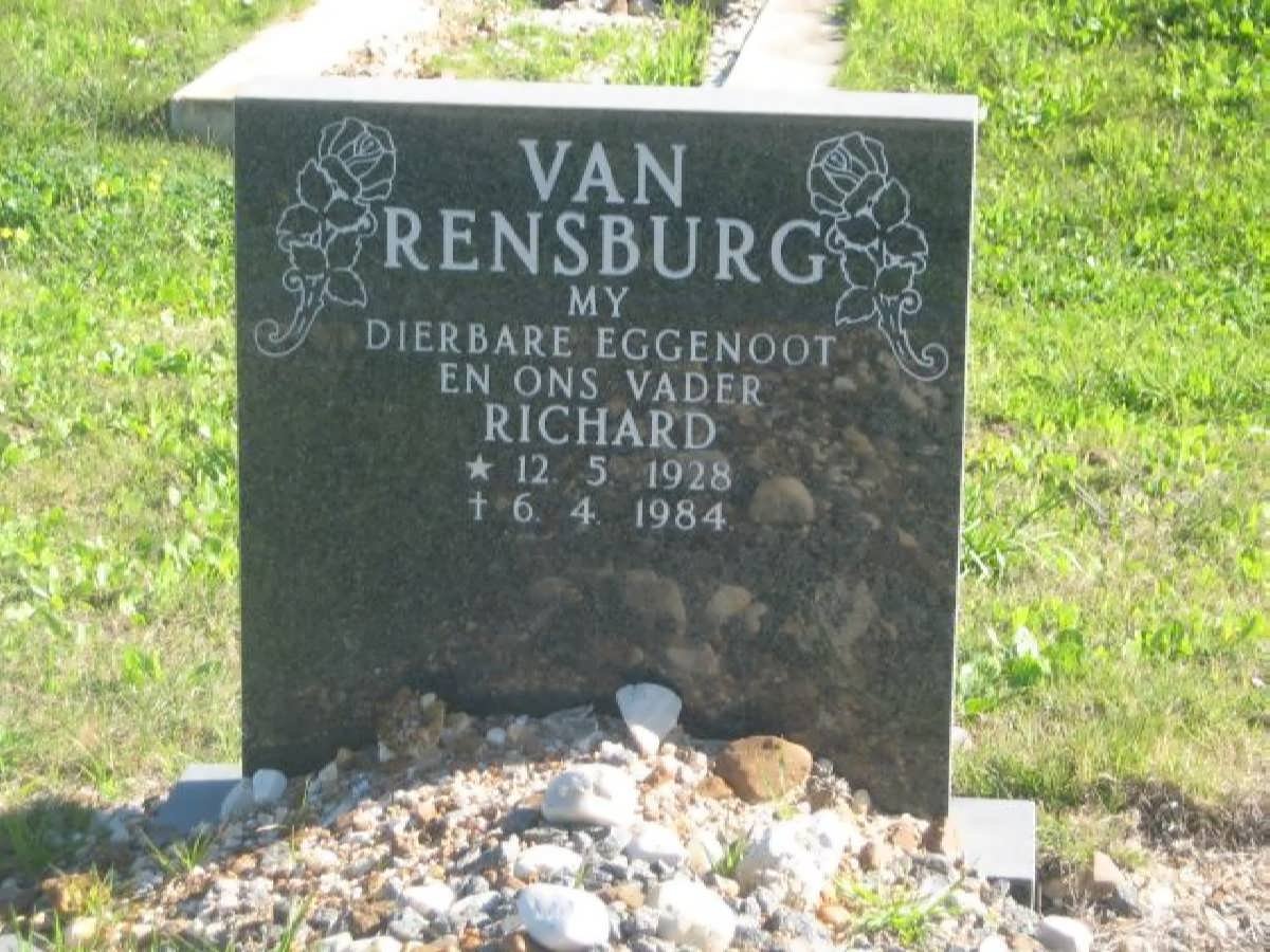 RENSBURG Richard, van 1928-1984
