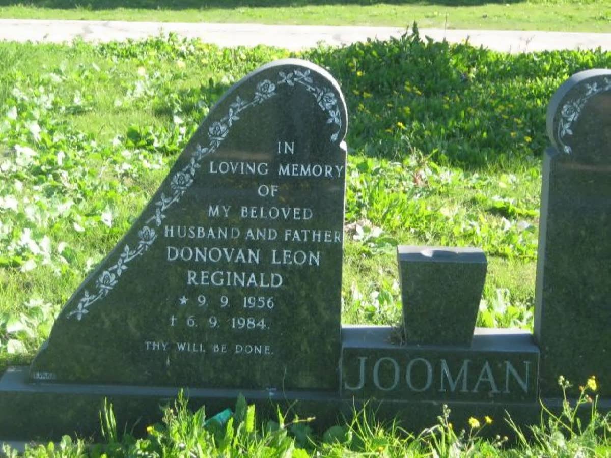 JOOMAN Donovan Leon Reginald 1956-1984