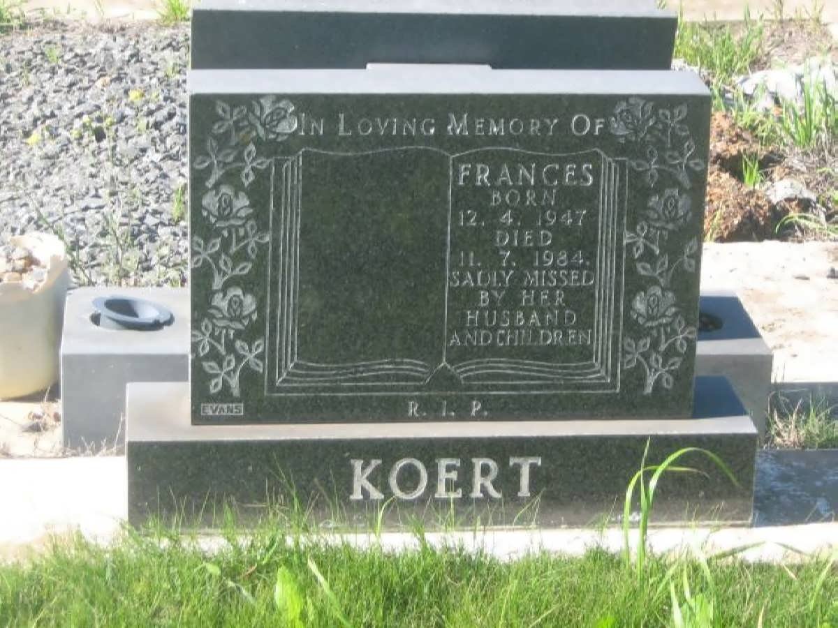 KOERT Frances 1947-1984