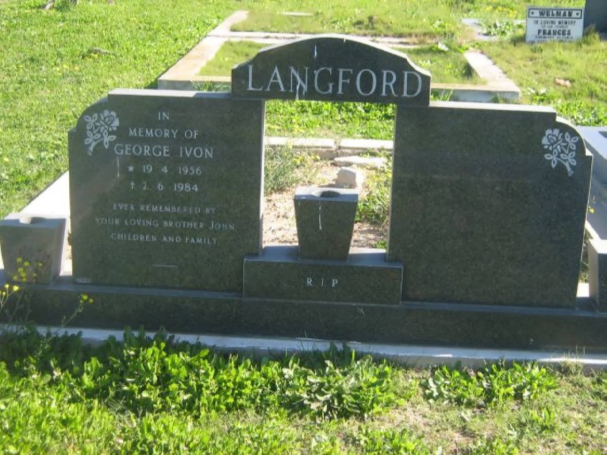 LANGFORD George Ivon 1956-1984