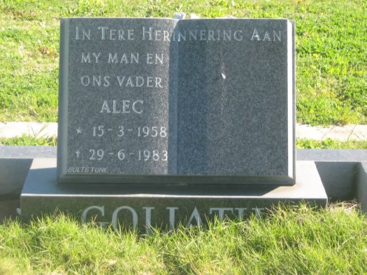 GOLIATH Alec 1958-1983