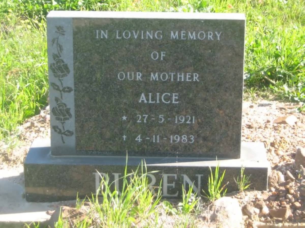 PUREN Alice 1921-1983