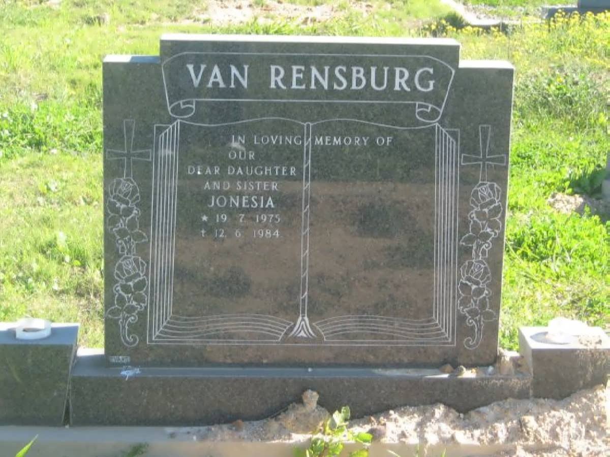 RENSBURG Jonesia, van 1975-1984