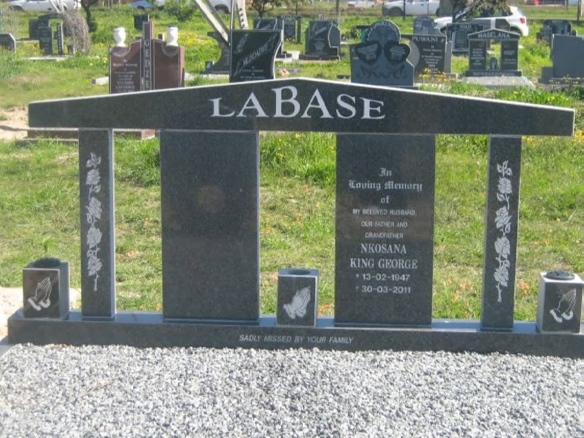 LABASE Nkosana King George 1947-2011