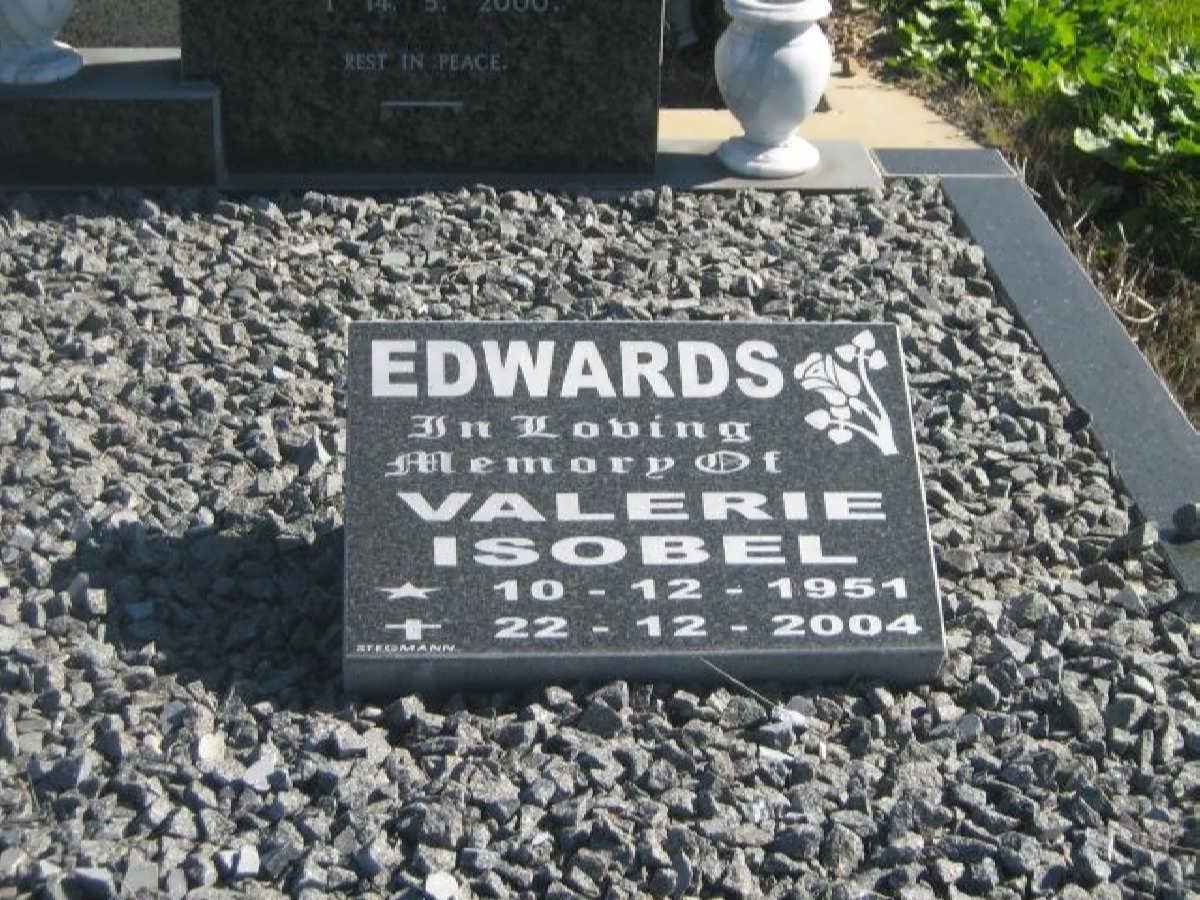 EDWARDS Valerie Isobel 1951-2004