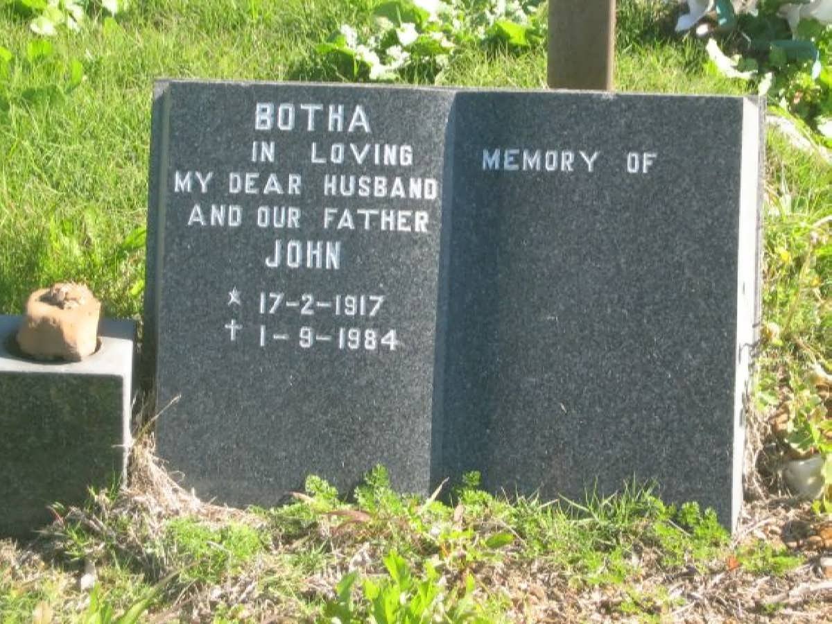 BOTHA John 1917-1984