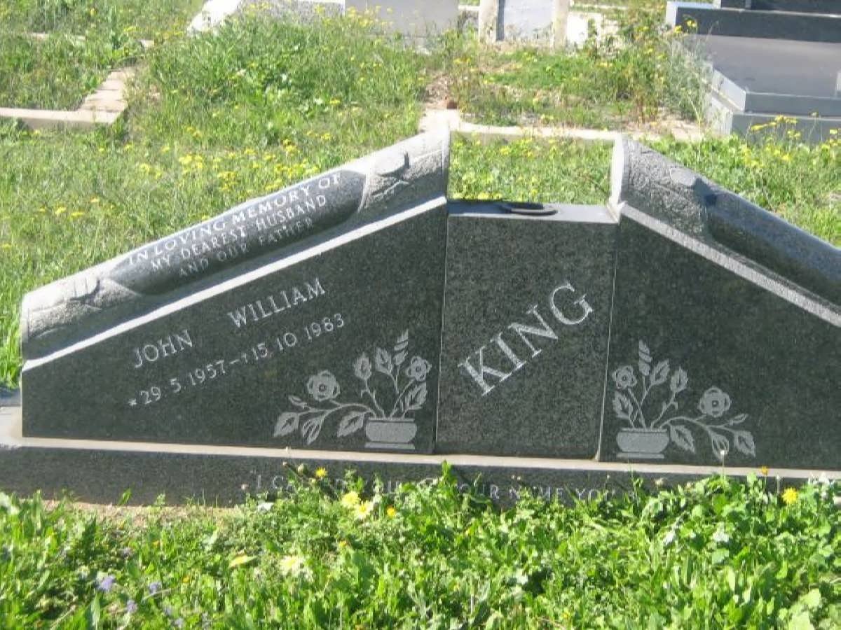 KING John William 1957-1983