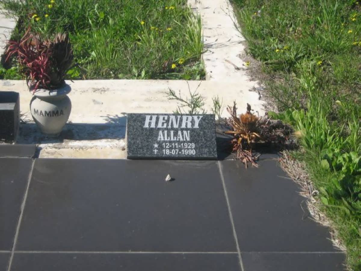 HENRY Allan 1929-1990