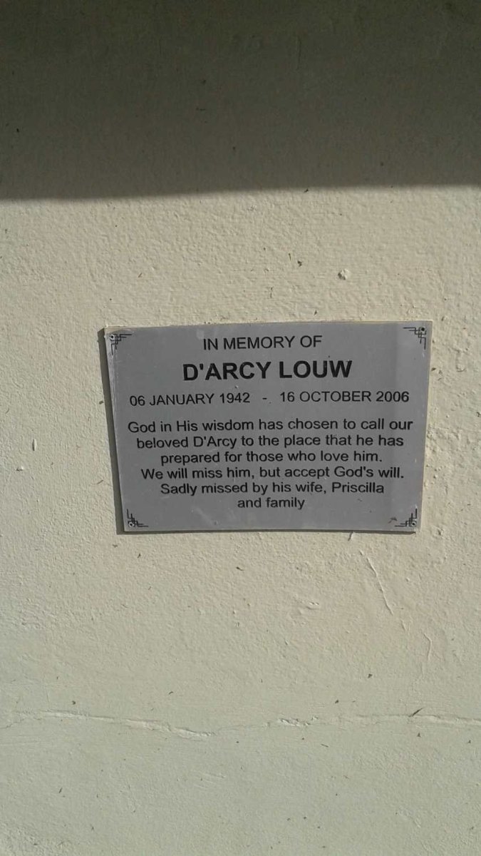 LOUW D'Arcy 1942-2006