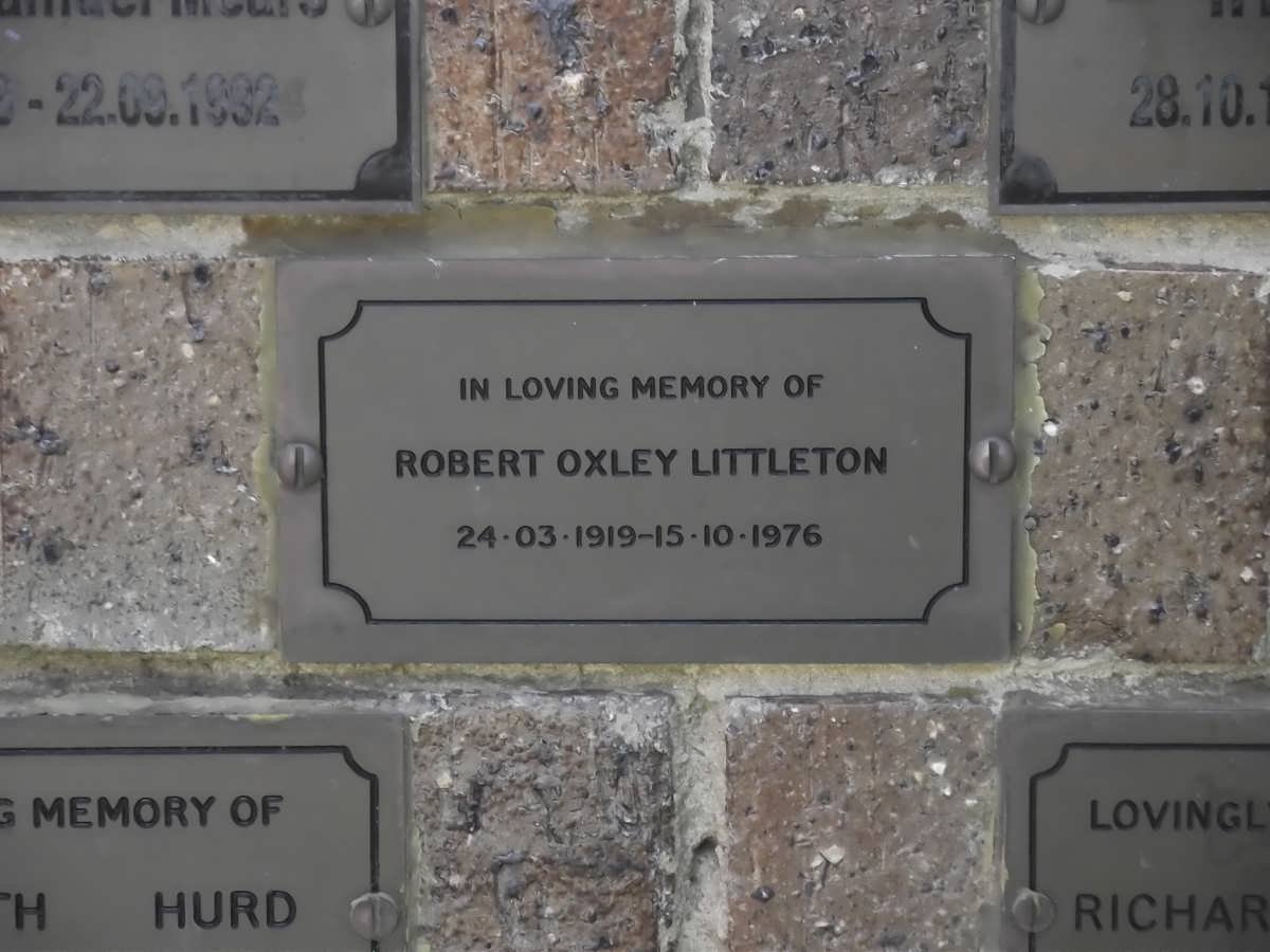 LITTLETON Robert Oxley 1919-1976