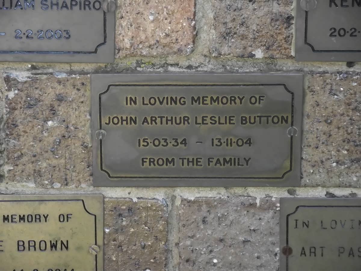 BUTTON John Arthur Leslie 1934-2004