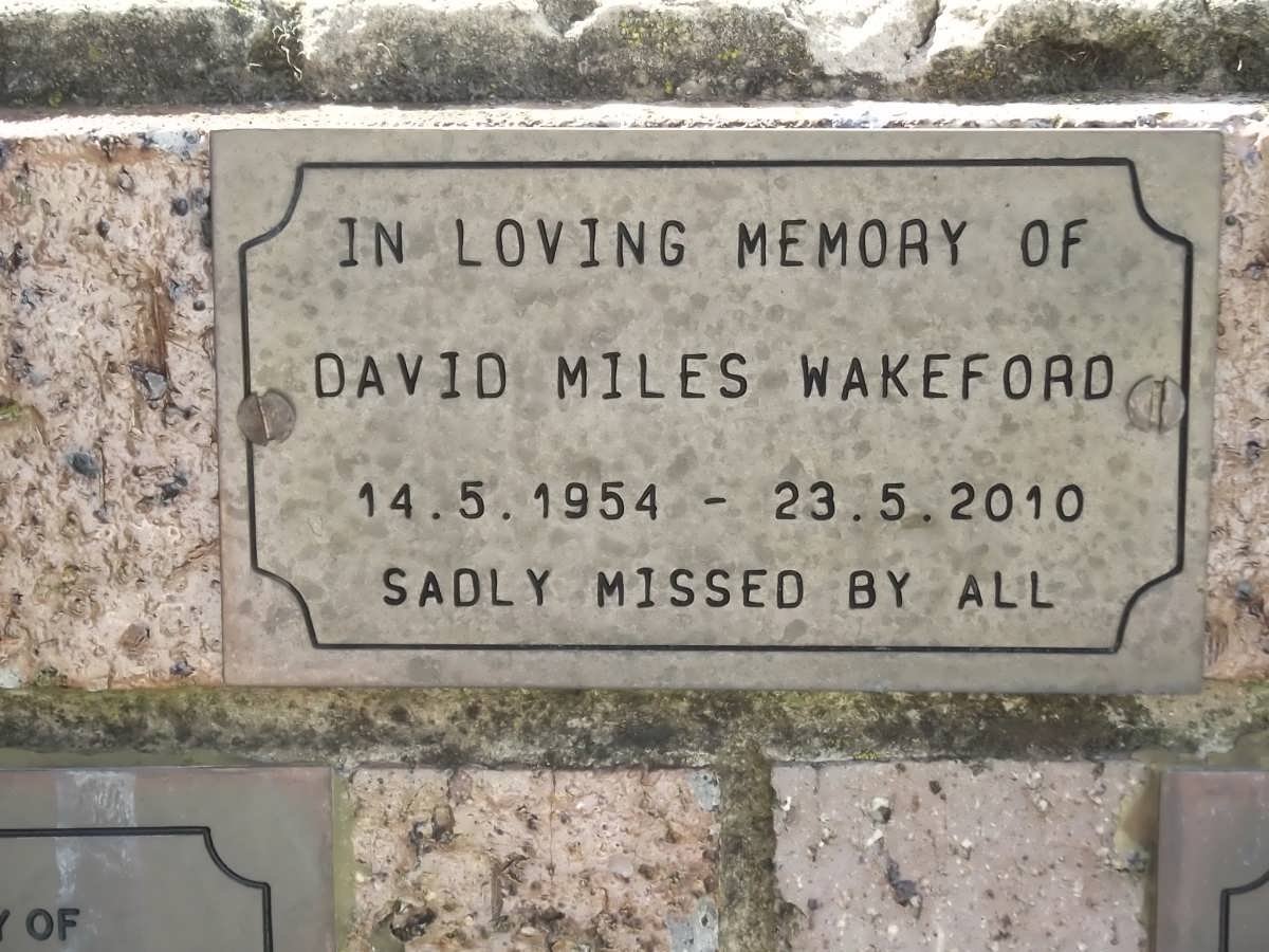 WAKEFORD David Miles 1954-2010