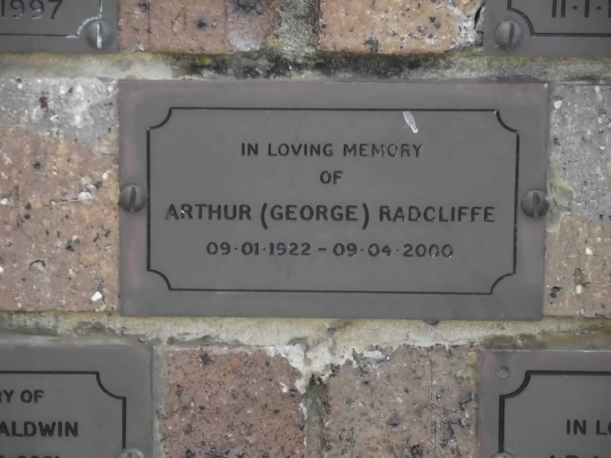 RADCLIFFE Arthur 1922-2000