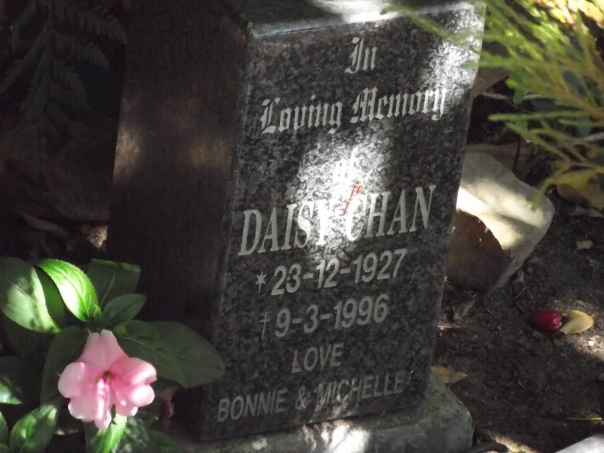 CHAN Daisy 1927-1996
