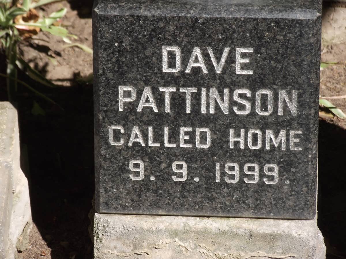PATTINSON Dave -1999