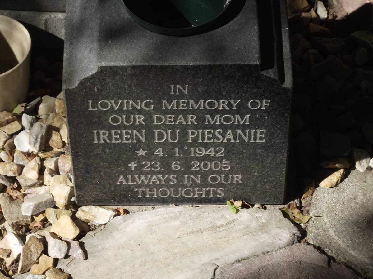 PIESANIE Ireen, du 1942-2005