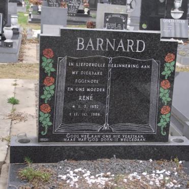 BARNARD René 1952-1986