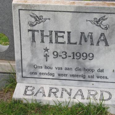 BARNARD Thelma 1999-1999