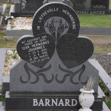 BARNARD Izak Hermanus Johannes 1925-1990