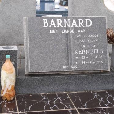 BARNARD Kerneels 1938-1995