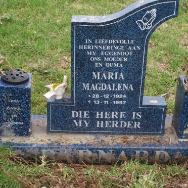BARNARD Maria Magdalena 1924-1997