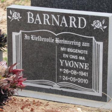 BARNARD Yvonne 1941-2010