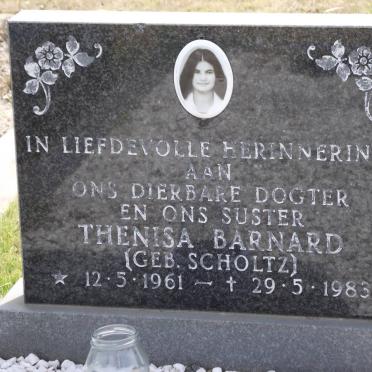 BARNARD Thenisa nee SCHOLTZ 1961-1983