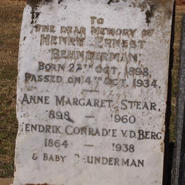 BEUNDERMANN :: STEAR :: V.D. BERG