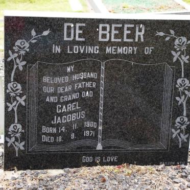 BEER Carel Jacobus, de 1900-1971