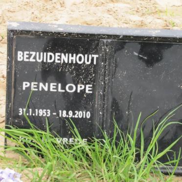 BEZUIDENHOUT Penelope 1953-2010