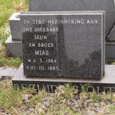 BEZUIDENHOUT Mias 1964-1985