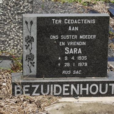 BEZUIDENHOUT Sara 1935-1979