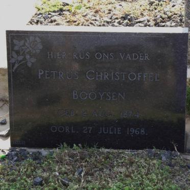 BOOYSEN Petrus Christoffel 1874-1968