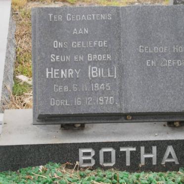 BOTHA Henry 1945-1970