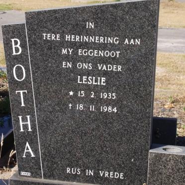 BOTHA Leslie 1935-1984