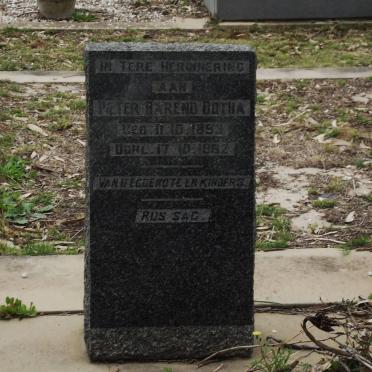 BOTHA Pieter Barend 1893-1982