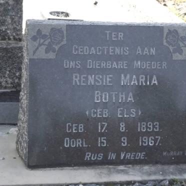 BOTHA Rensie Maria nee ELS 1893-1967