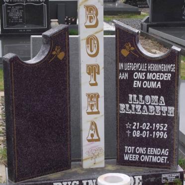BOTHA Illoma Elizabeth 1952-1996