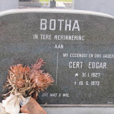BOTHA Gert Edgar 1927-1973