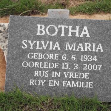 BOTHA Sylvia Maria 1934-2007