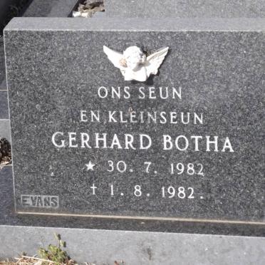 BOTHA Gerhard 1982-1982