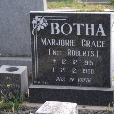 BOTHA Marjorie Grace nee ROBERTS 1915-1988