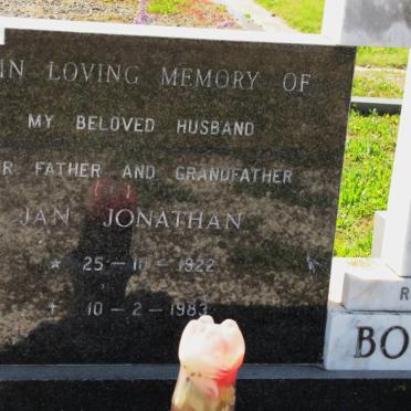 BOTHA Jan Jonathan 1922-1983