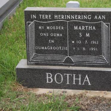 BOTHA Martha S.M. 1913-1991