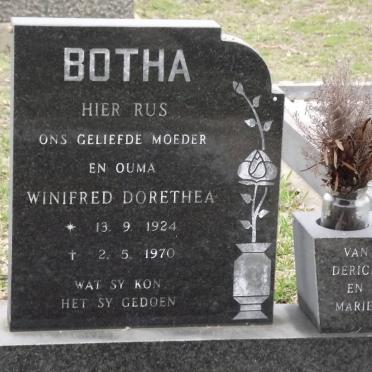 BOTHA Winifred Dorothea 1924-1970