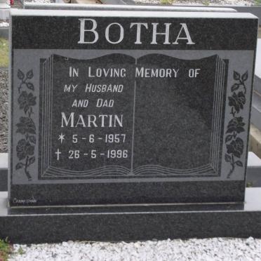 BOTHA Martin 1957-1996
