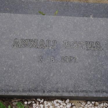 BOTHA Annali -1971