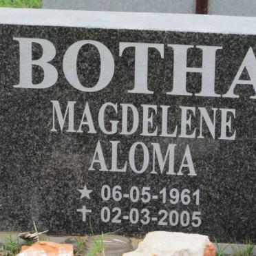 BOTHA Magdelene Aloma 1961-2005
