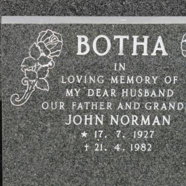 BOTHA John Norman 1927-1982